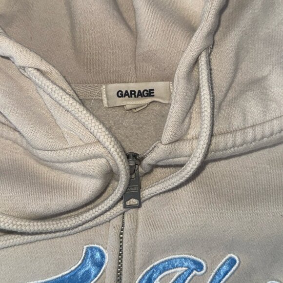 Garage Cream & Blue “New York” Hoodie – Cozy & Cute Vibes - Picture 3 of 4